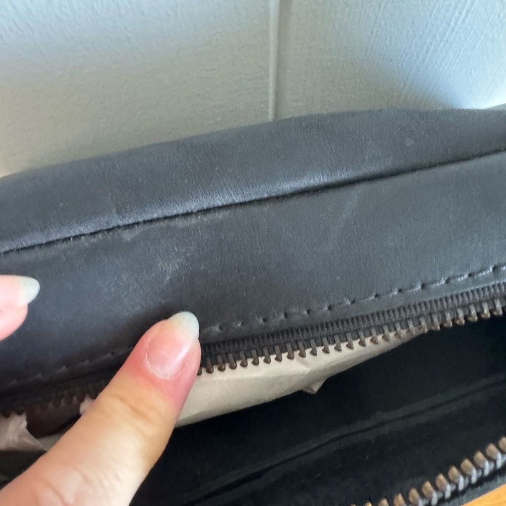 Portland Leather Black CAMERA BAG PURSE BNWOT - Picture 12 of 16
